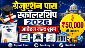 Read more about the article Bihar Graduation Scholarship 2026: ₹50,000 Scholarship Payment Date, Status Check & Apply Online