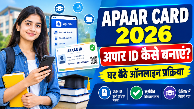 You are currently viewing APAAR Card Kaise Banaye 2026: अपार ID बनाने की पूरी प्रक्रिया